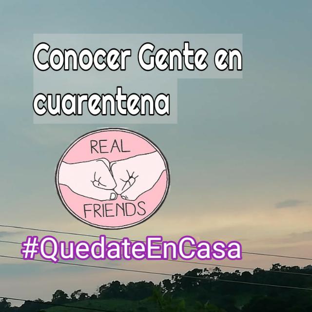 Conocer gente 😍