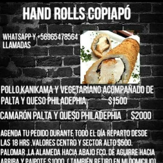 Hand Rolls copiapó