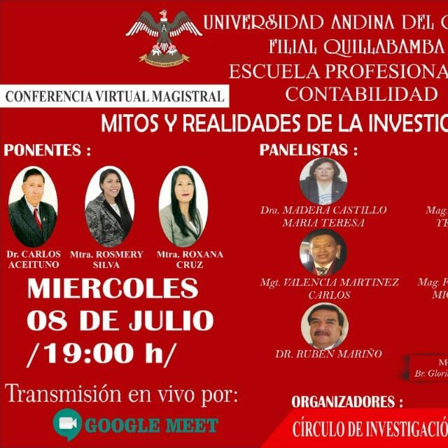 CONFERENCIA VIA FACEBOOK