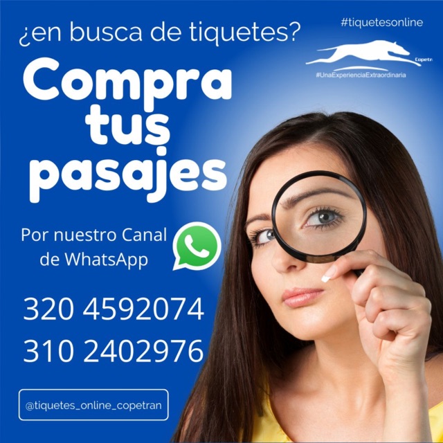 VENTA TIQUETES COPETRAN 🚎