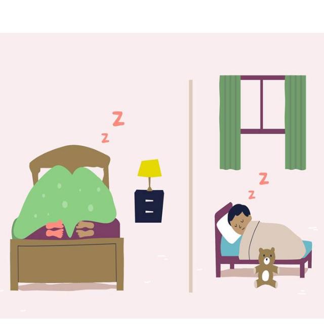 Madres y padres en casa