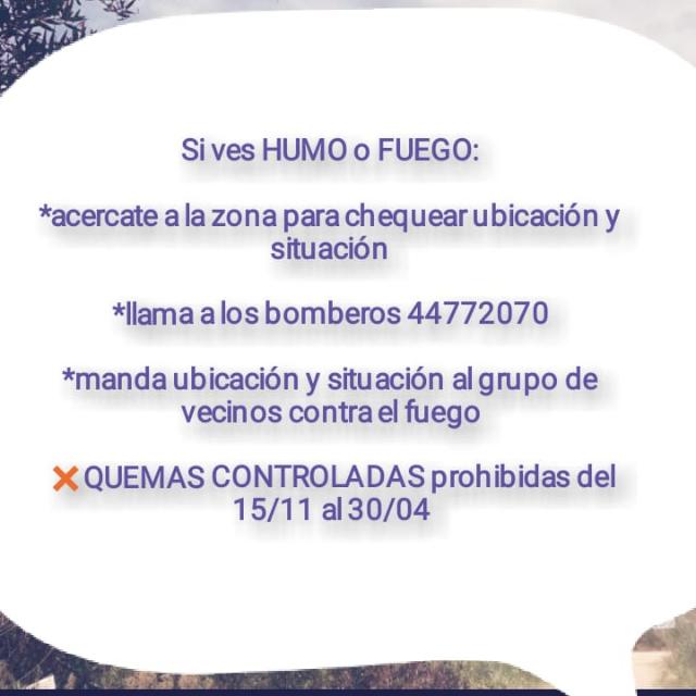 Vecinos contra el fuego