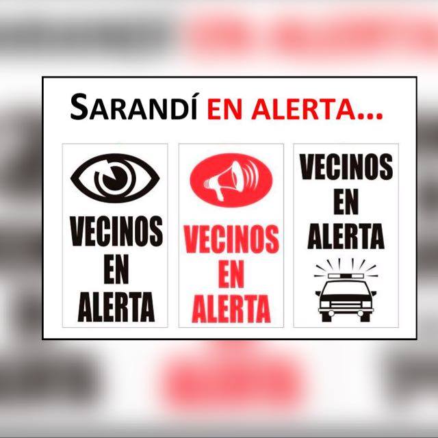 Sarandí en alerta...