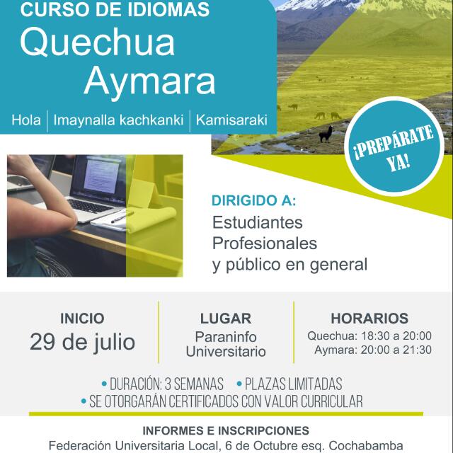 CURSO QUECHUA -AYMARA