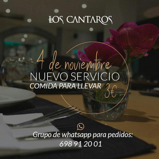 Menú Cantaros