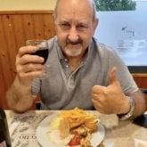 Pensionista. Una mujer delgada de unos