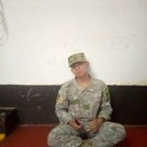 Soldado del ejército. Me llamo riberi