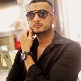 Trabajando barbero. Mahdi marroquí