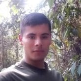 Logística. Divertido alegre con ganas